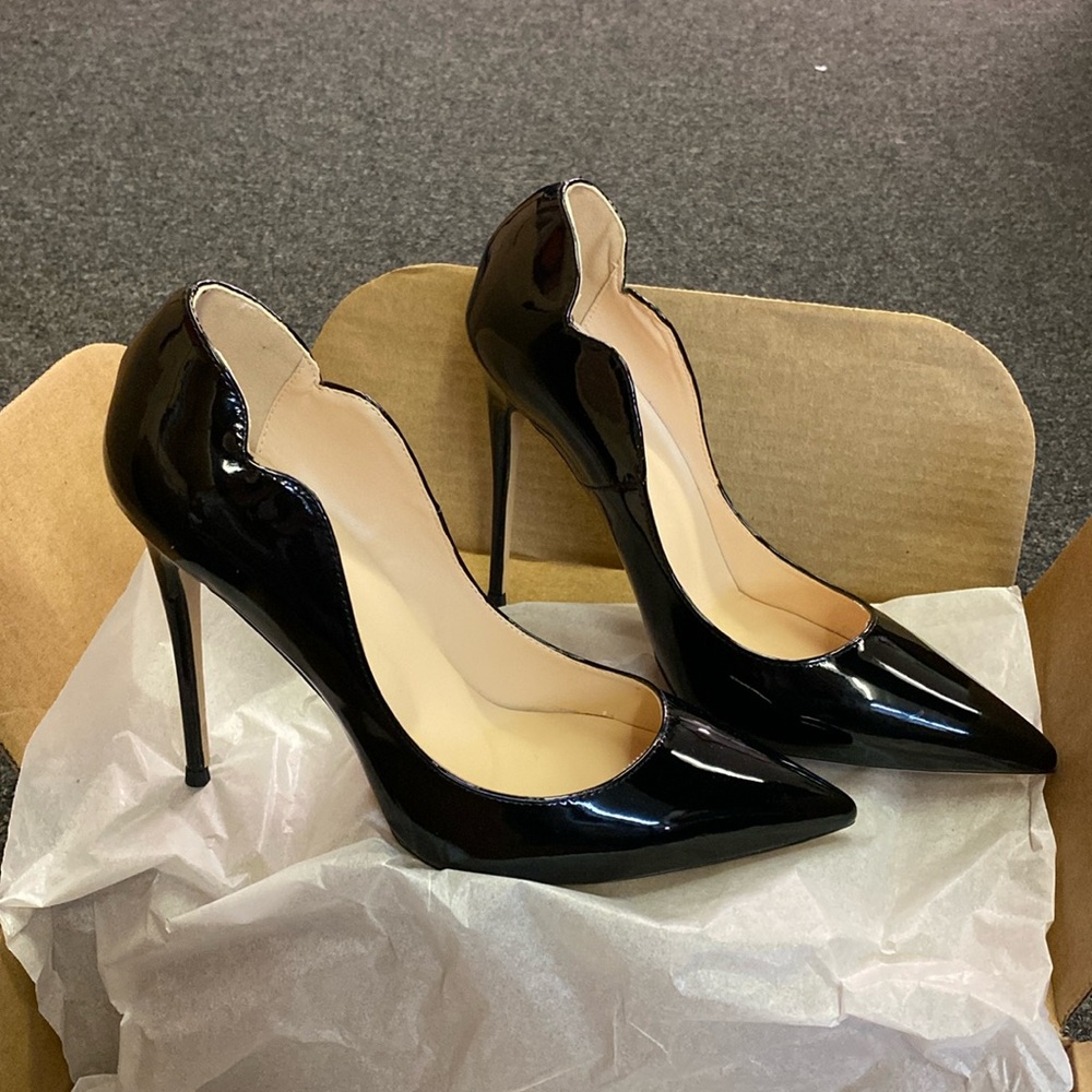 NEW FSJ Pointed Toe Stiletto Heels, WOMENS SIZE 10